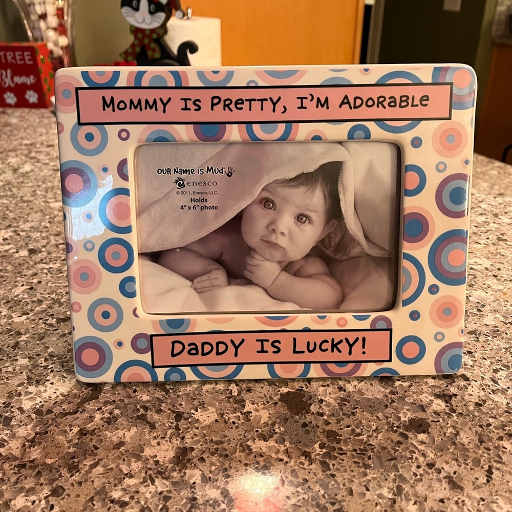 Baby picture frame